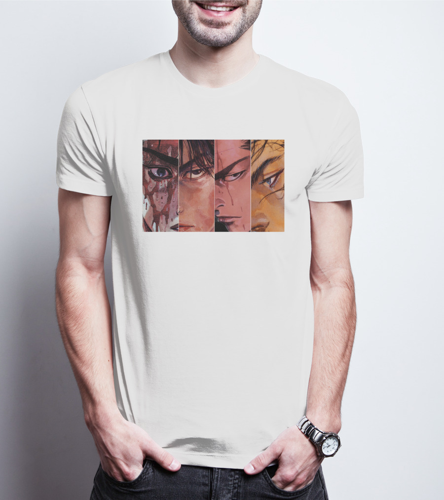 Vagabond Miyamoto Musashi Sasaki Takehiko Inoue Manga T-Shirt