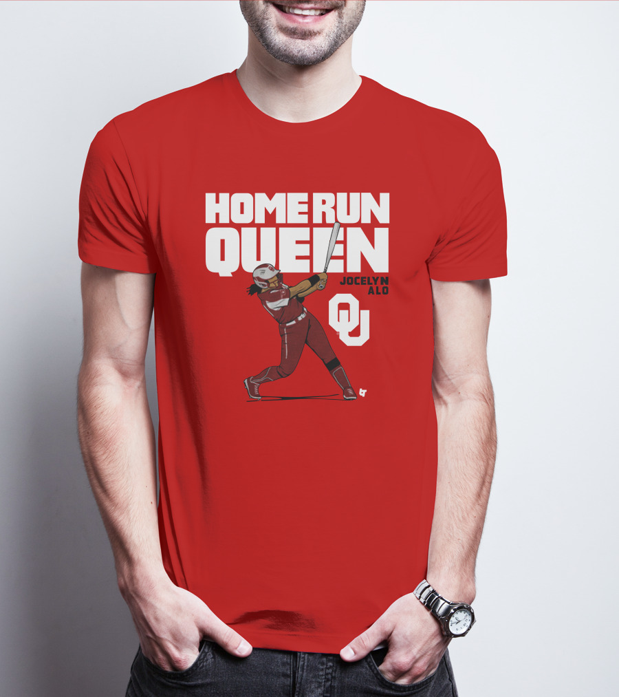 Home Run Queen Jocelyn Alo Oklahoma OU T-Shirt