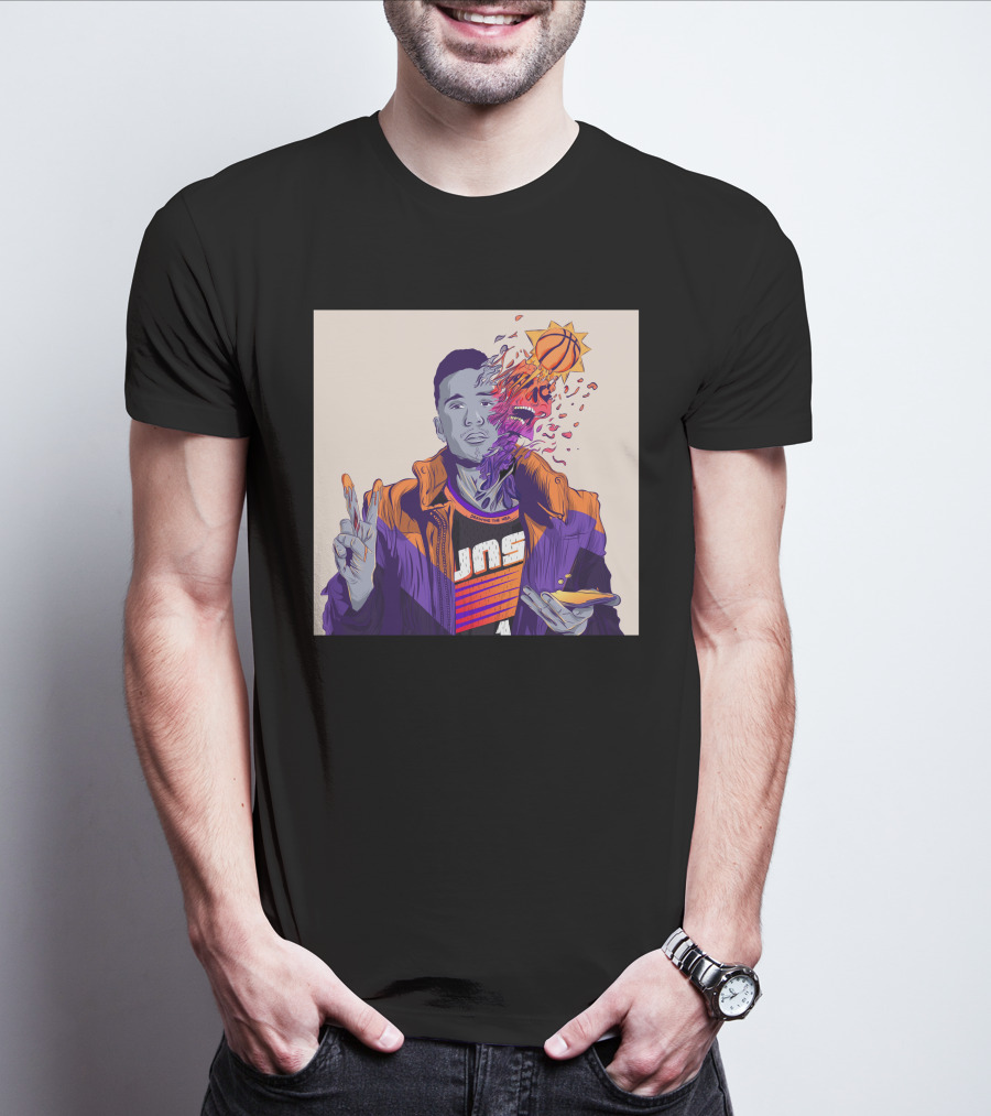 Dangerous Devin Booker Suns Basketball Explosion T-Shirt