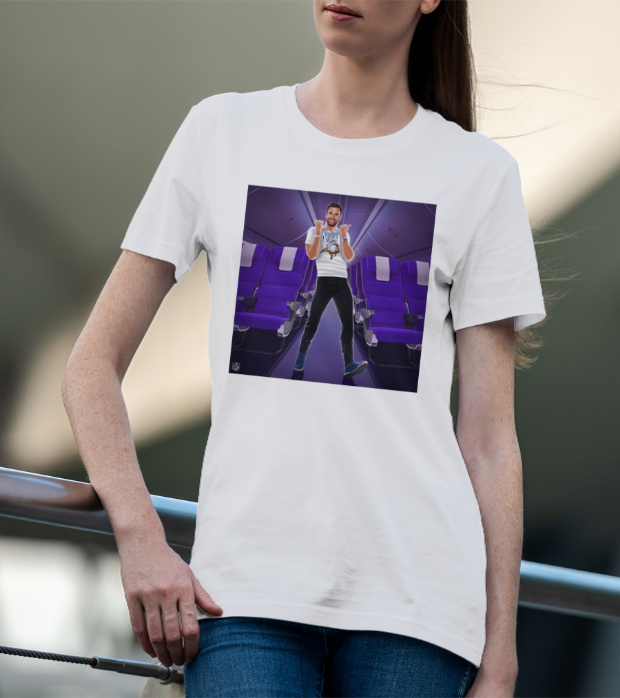 Kirko And The Vikings Airplane T-Shirt