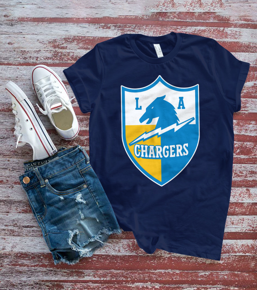 Los Angeles Chargers LA Shield Chargers Vintage T-Shirt