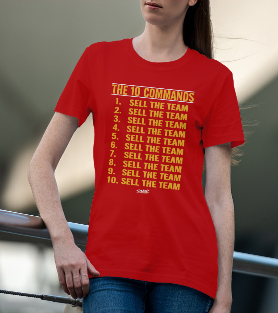 The 10 Commands Sell The Team Smack T-Shirt