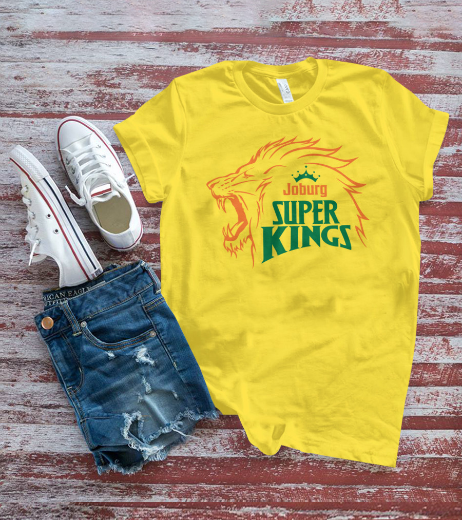 Joburg Super Kings Roaring Lion Emblem T-Shirt