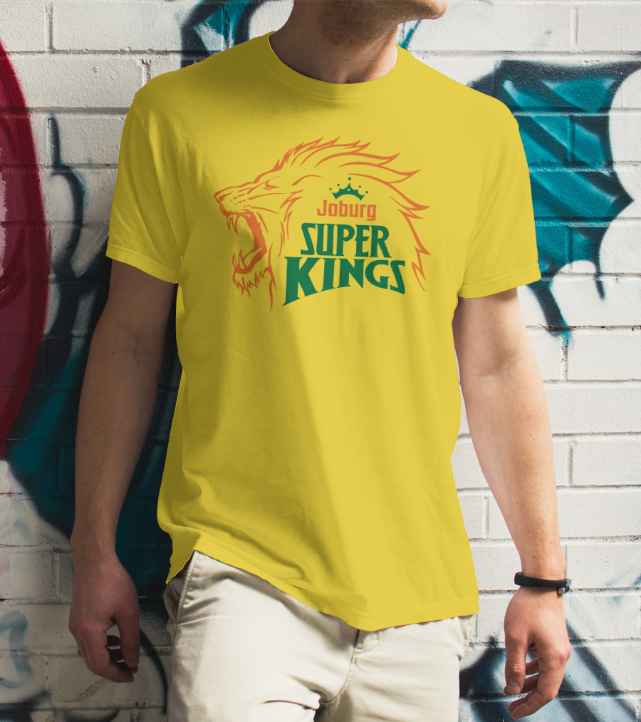 Joburg Super Kings Roaring Lion Emblem T-Shirt