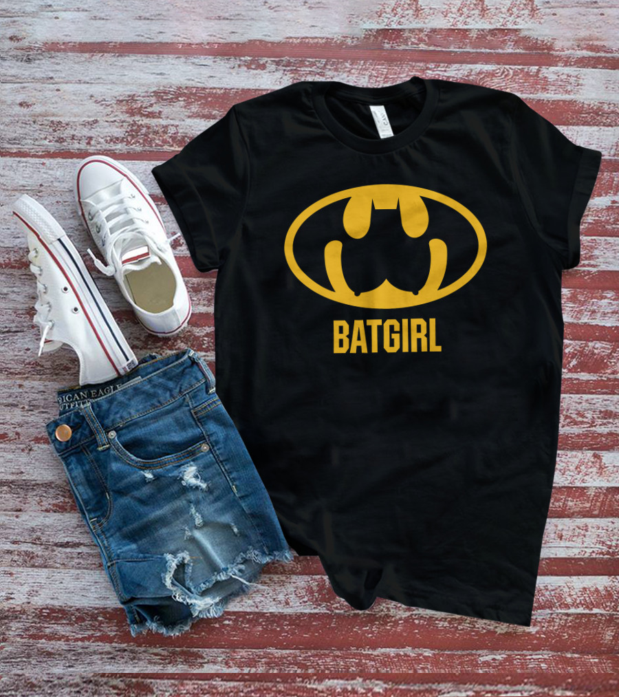 Batgirl Yellow Bat Symbol T-Shirt