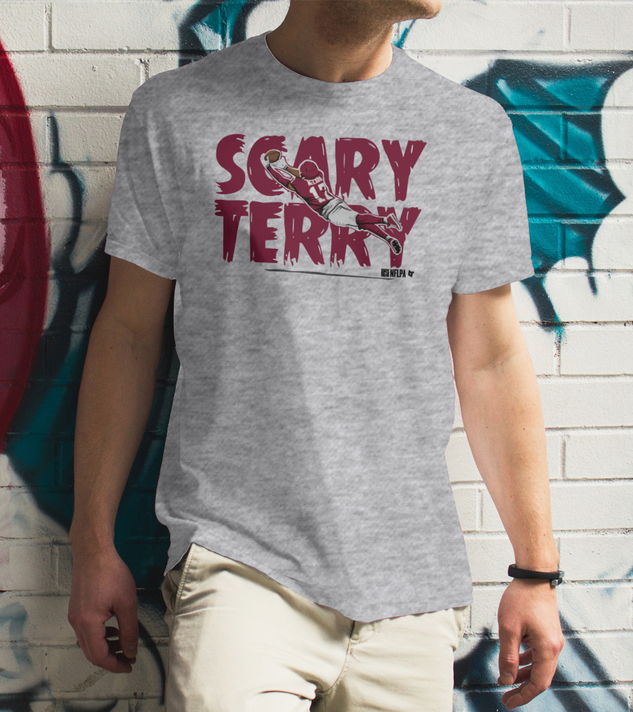 Scary Terry NFLPA Football Player Dive Catch T-Shirt