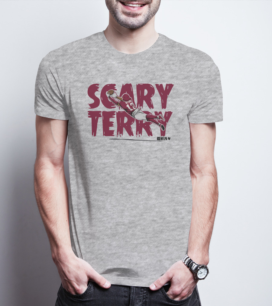 Scary Terry NFLPA Football Player Dive Catch T-Shirt