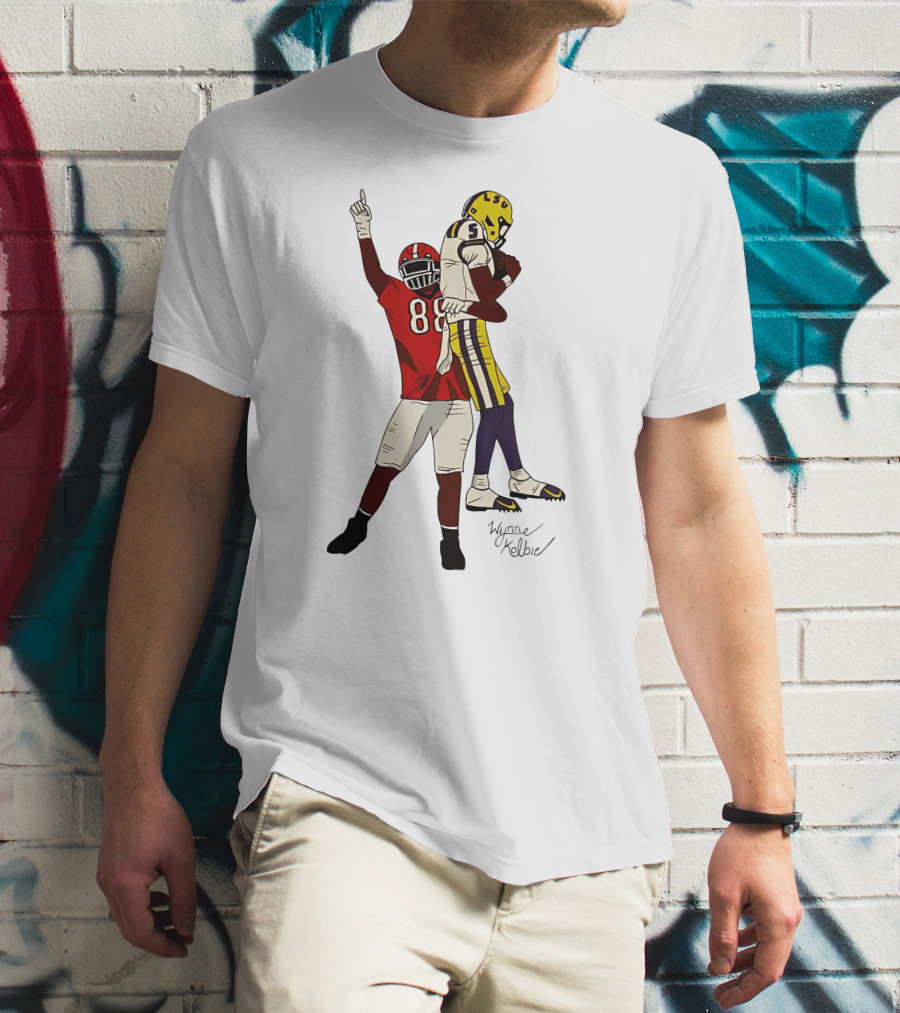 Jalen Carter Wynne Kelbie LSU Georgia Football 88 5 T-Shirt