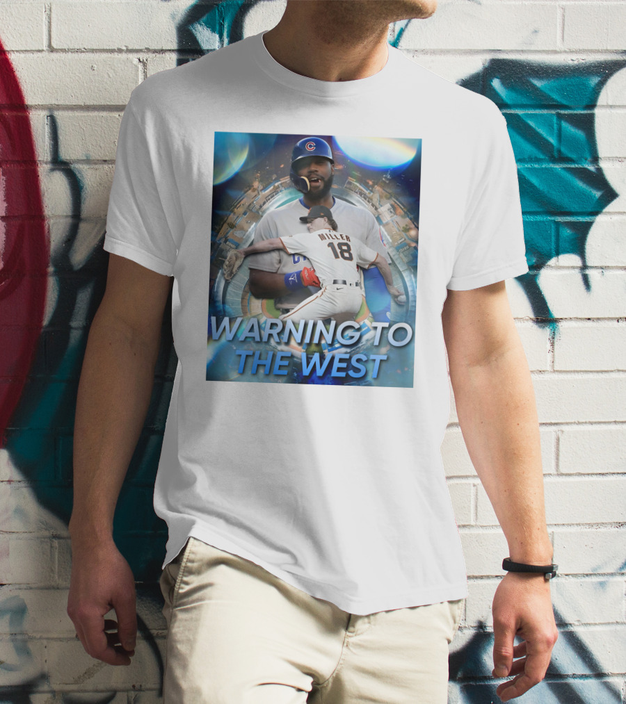 Warning To The West Miller 18 Baseball Showdown T-Shirt