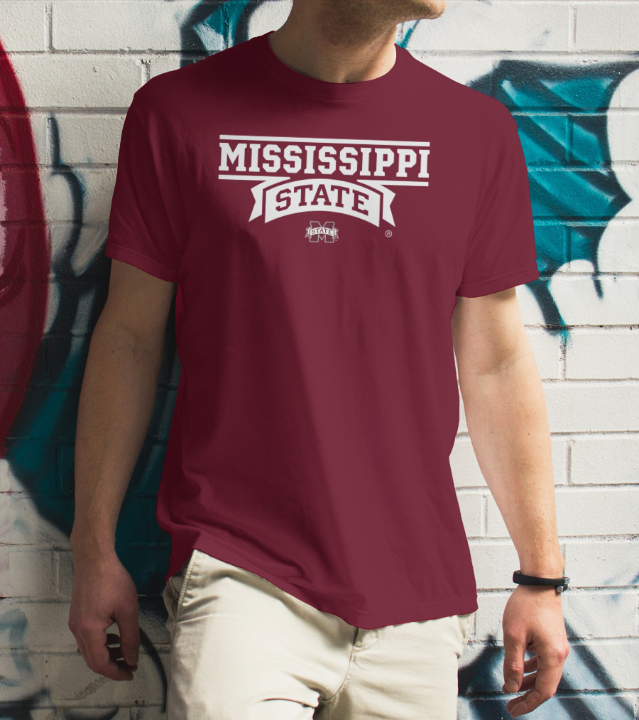 Mississippi State University Bulldogs M State Wordmark T-Shirt