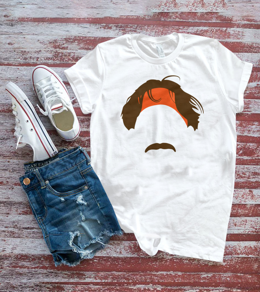 The Bvp Headband And Mustache T-Shirt
