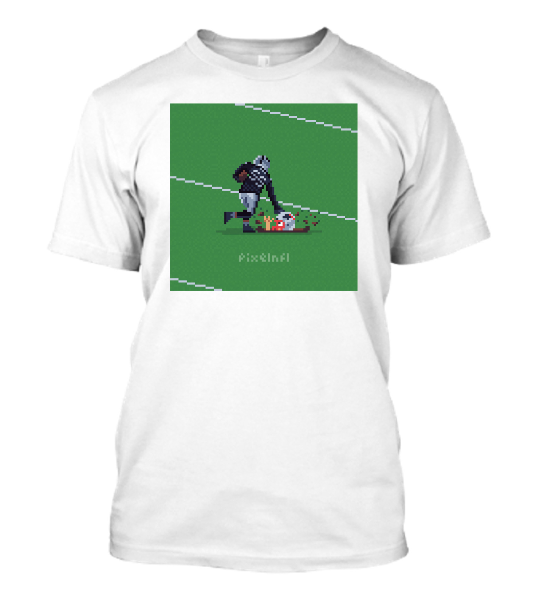 Chandler Jones Football Action Scene T-Shirt