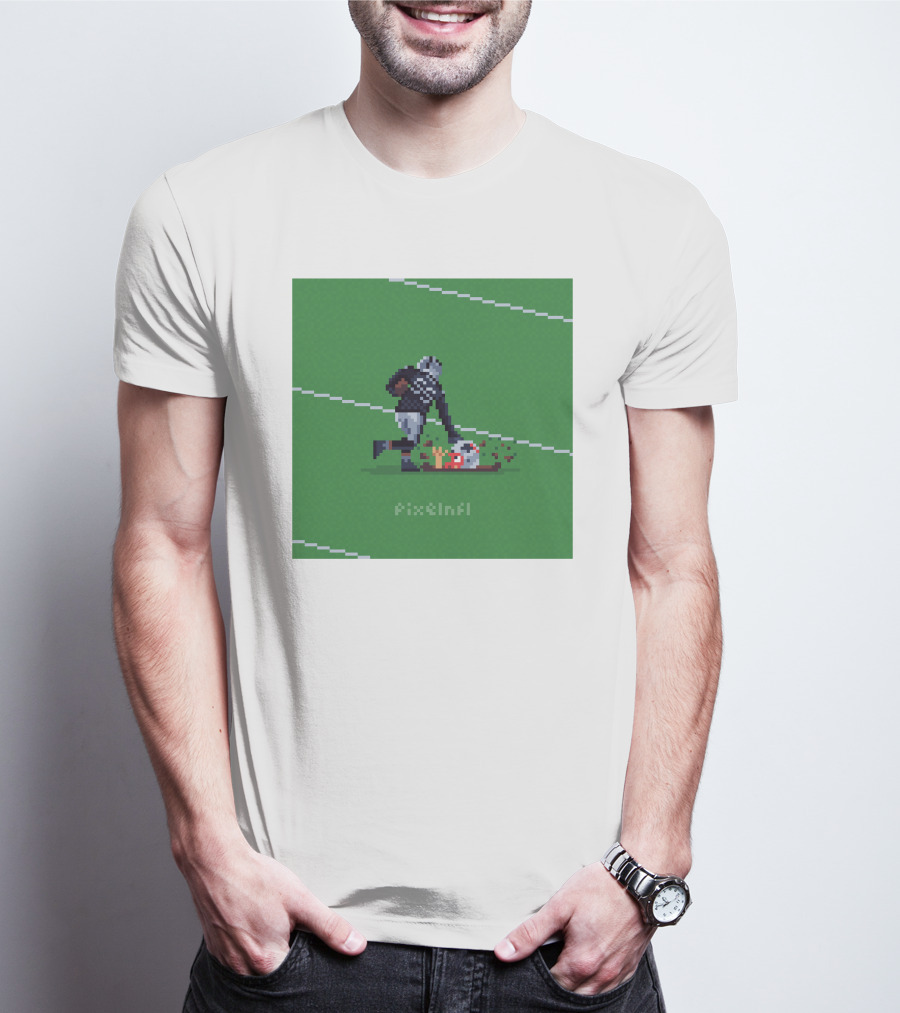 Chandler Jones Football Action Scene T-Shirt