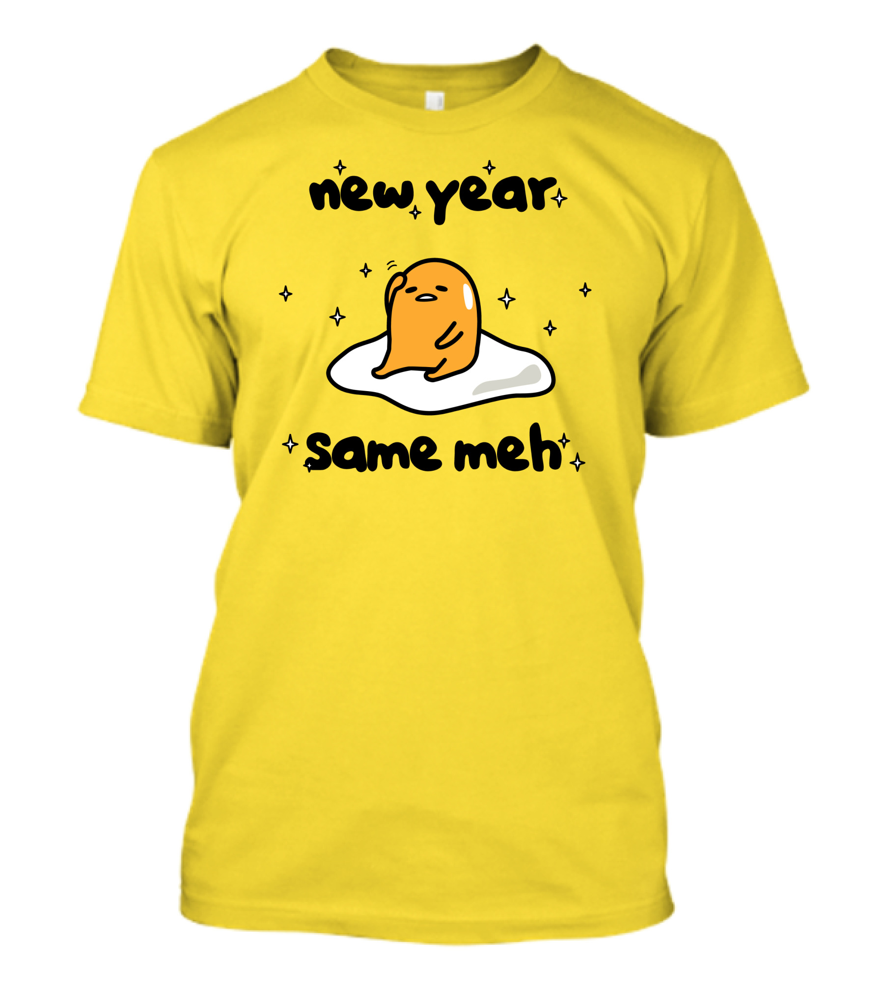 Gudetama New Year Same Meh Egg Character T-Shirt