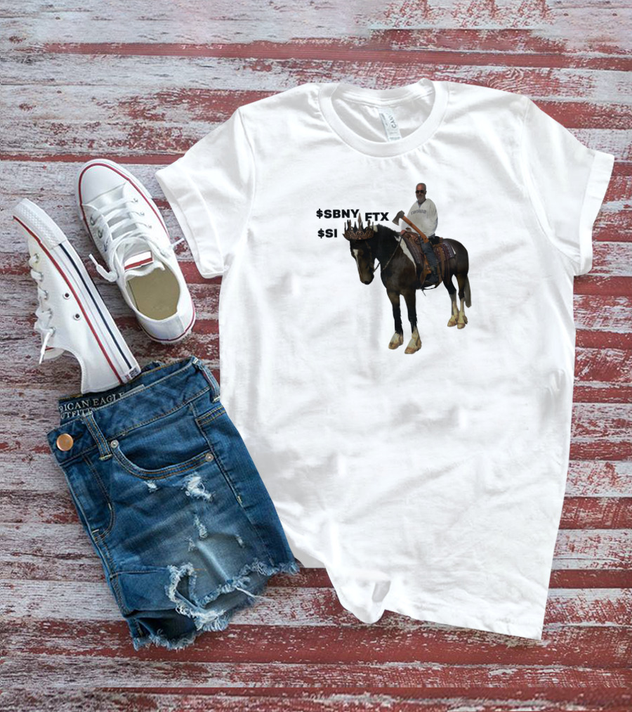 The Triple Crown $Sbny $Si Ftx Cryptocurrency Horse Rider T-Shirt