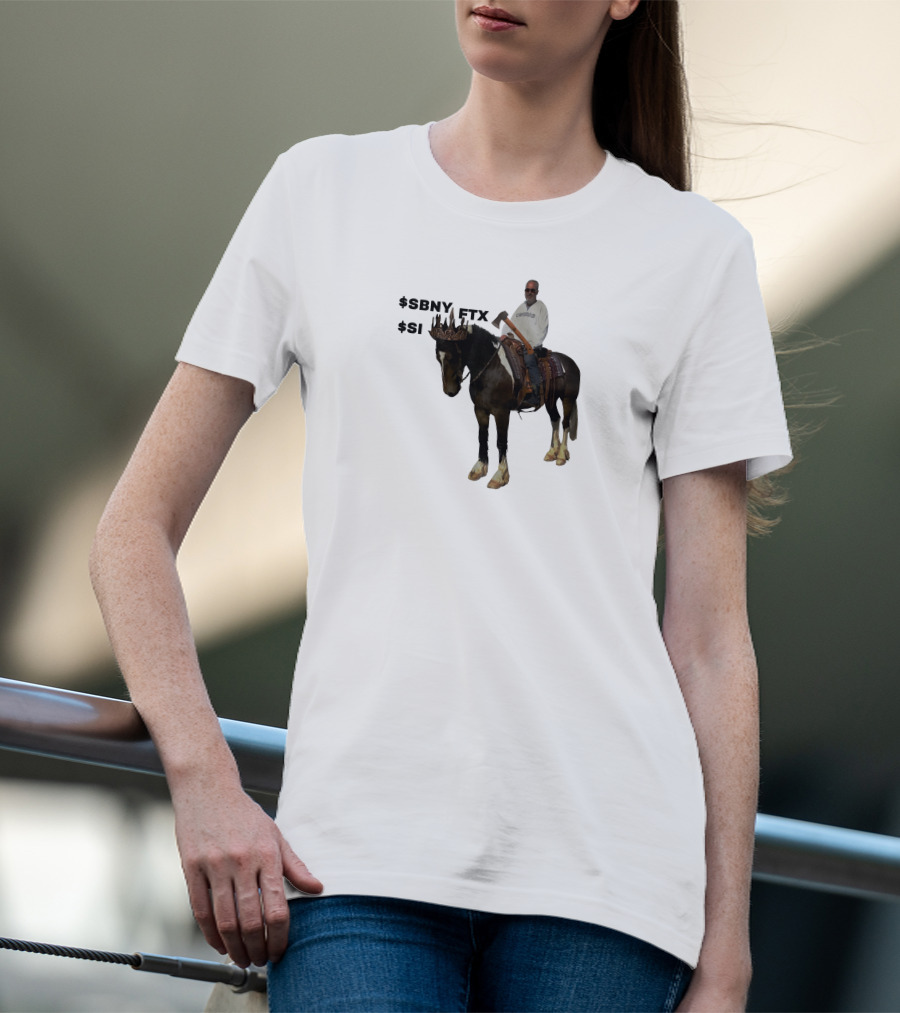 The Triple Crown $Sbny $Si Ftx Cryptocurrency Horse Rider T-Shirt