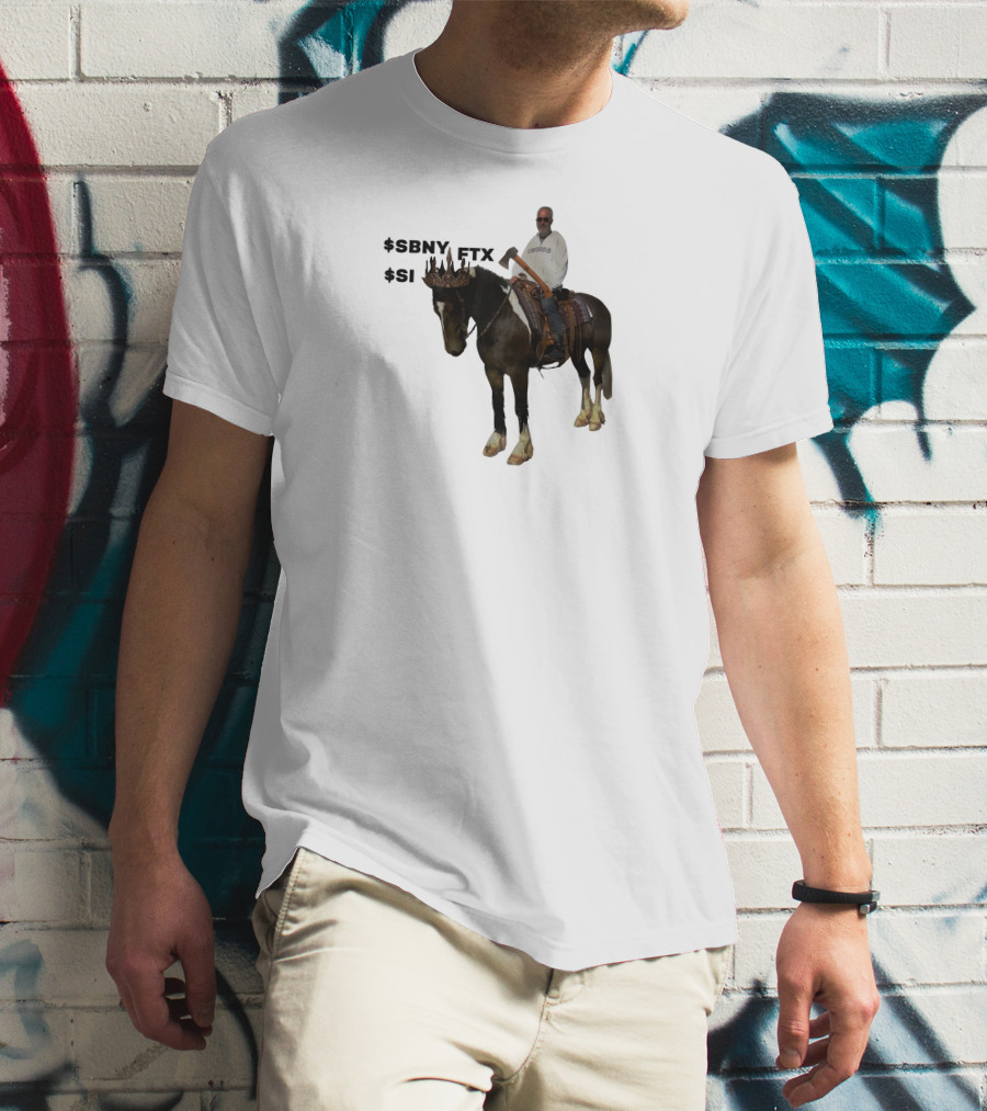 The Triple Crown $Sbny $Si Ftx Cryptocurrency Horse Rider T-Shirt