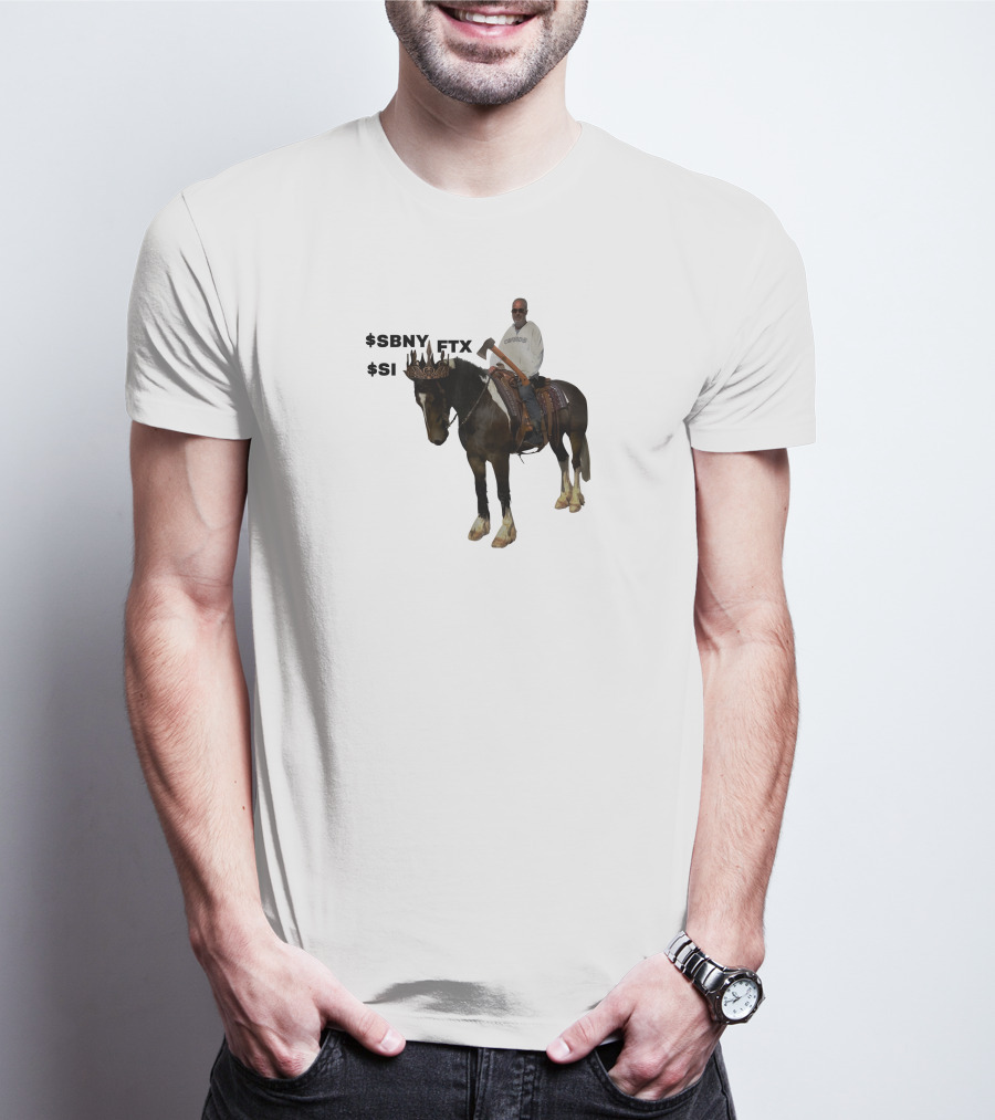 The Triple Crown $Sbny $Si Ftx Cryptocurrency Horse Rider T-Shirt