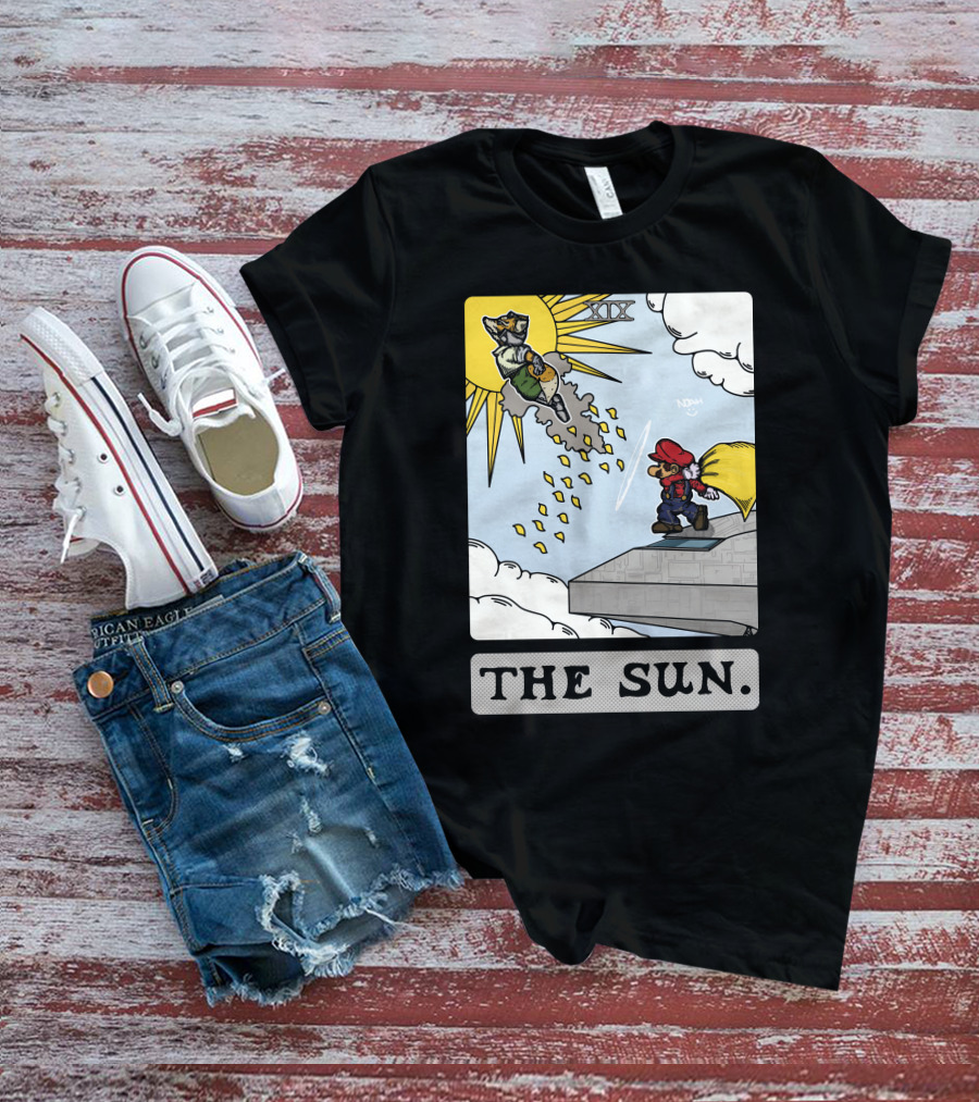 Noah The Sun XIX Tarot Mario T-Shirt