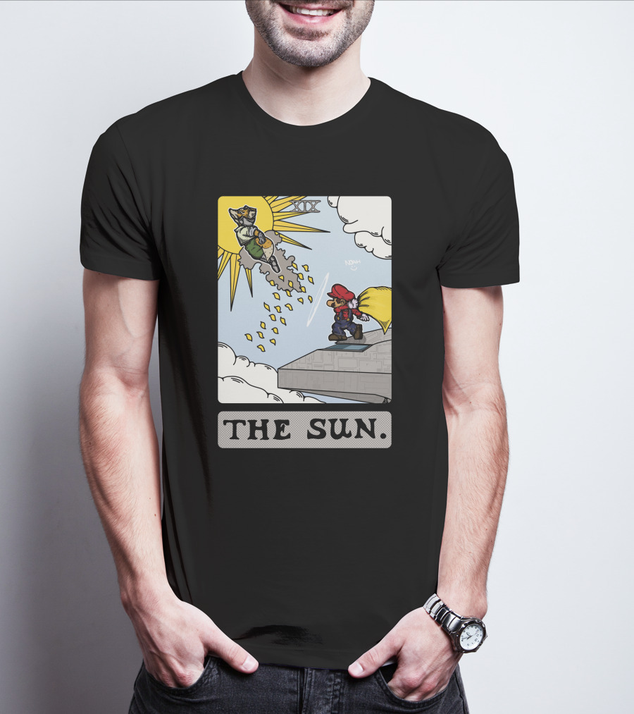 Noah The Sun XIX Tarot Mario T-Shirt