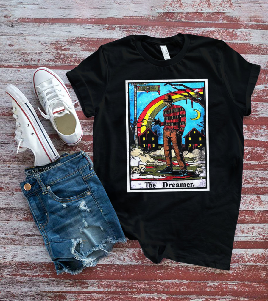 The Dreamer Elm Street Freddy Krueger Retro T-Shirt