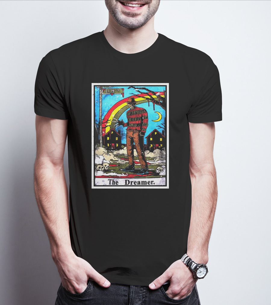 The Dreamer Elm Street Freddy Krueger Retro T-Shirt