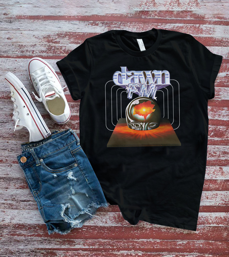 Dawn FM Surreal Orb And Geometric Energy Burst T-Shirt
