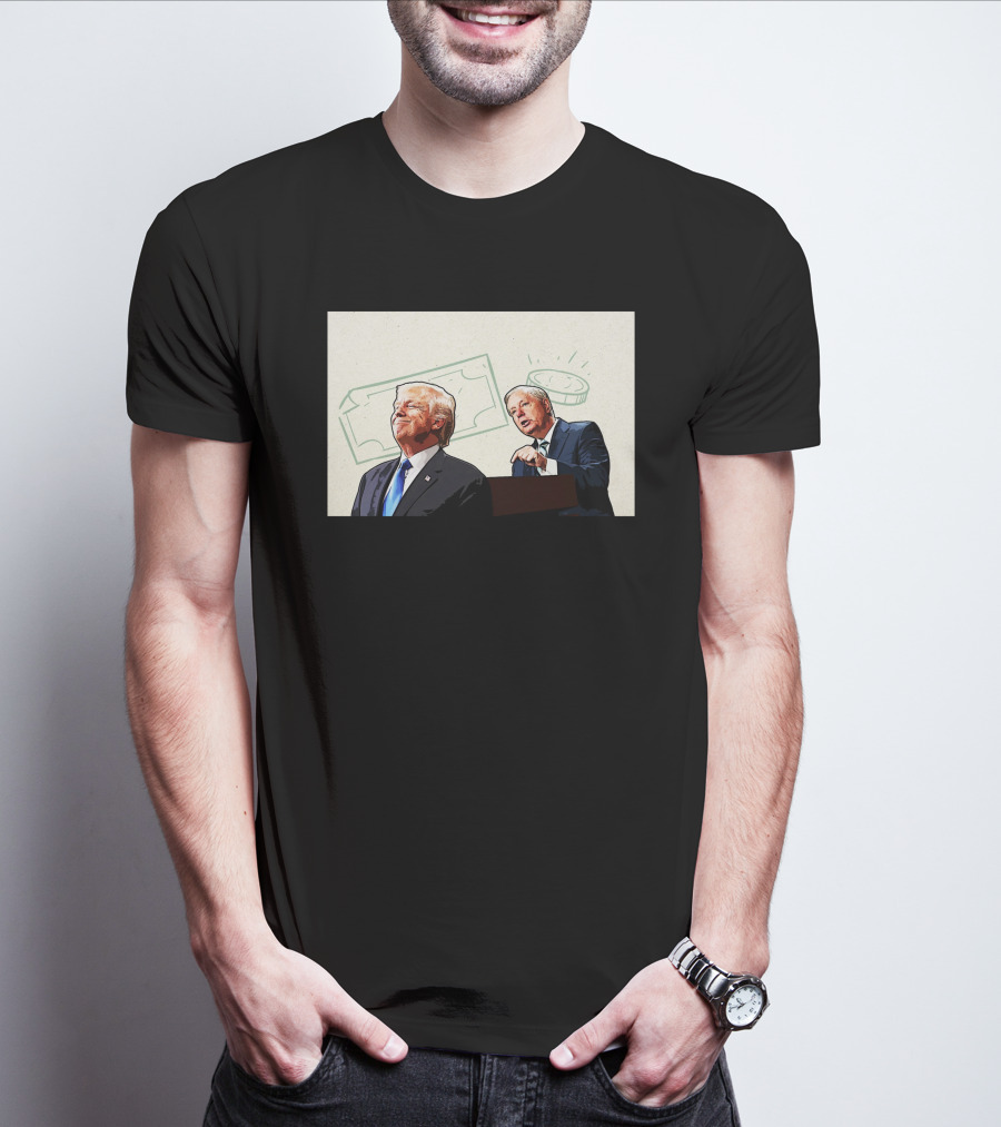 Lindsey Graham Pleads For Donations With Financial T-Shirt