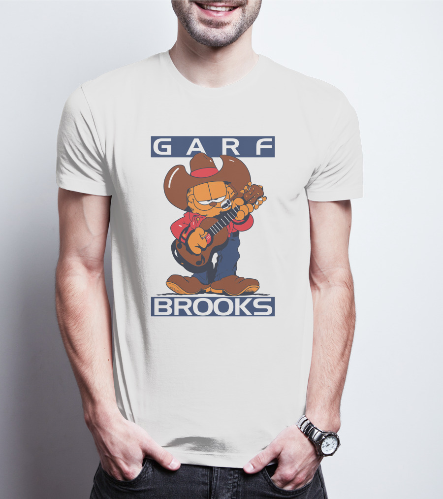 GARFIELD GARF BROOKS COWBOY WITH GUITAR T-Shirt