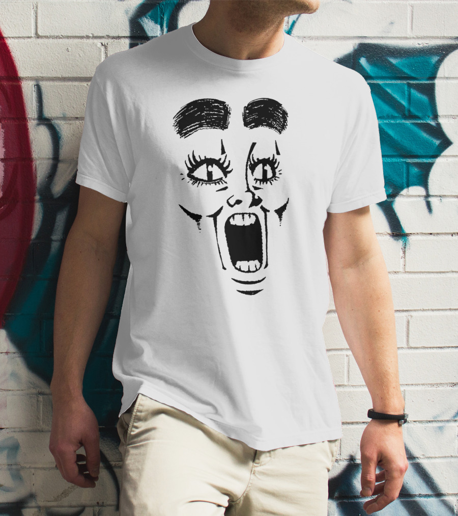 Represent Gasp Bold Expression Face T-Shirt