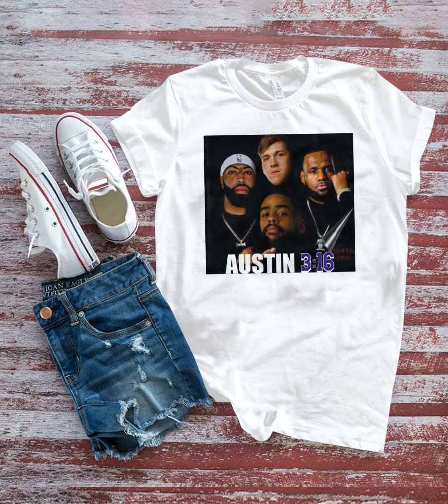 Lakers Basketball Austin 3 16 Players T-Shirt