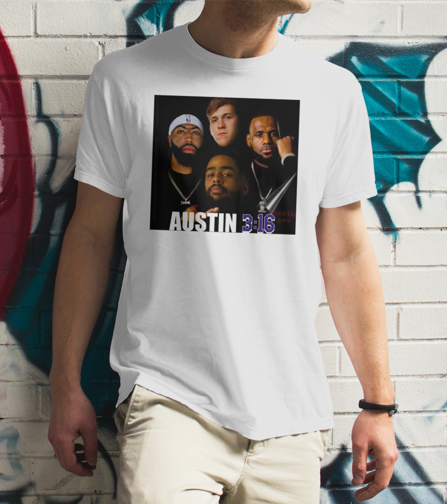 Lakers Basketball Austin 3 16 Players T-Shirt