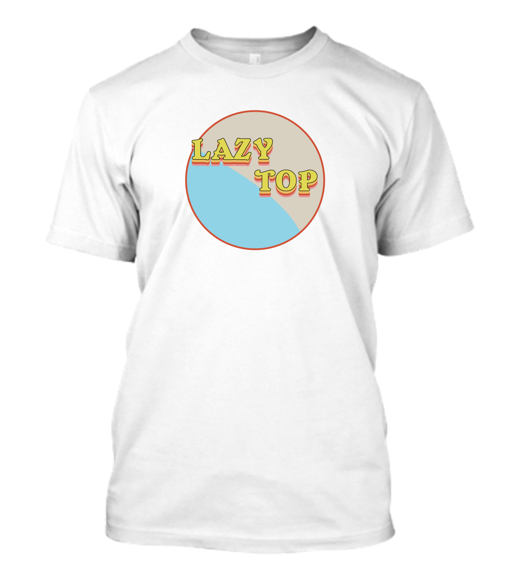 LAZY TOP Retro Circular T-Shirt