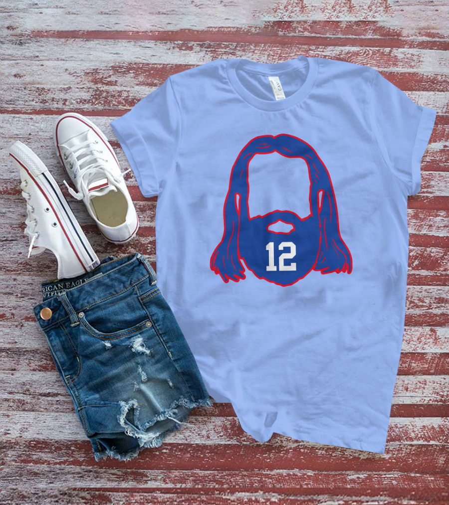 12 Blue Beard And Hair T-Shirt