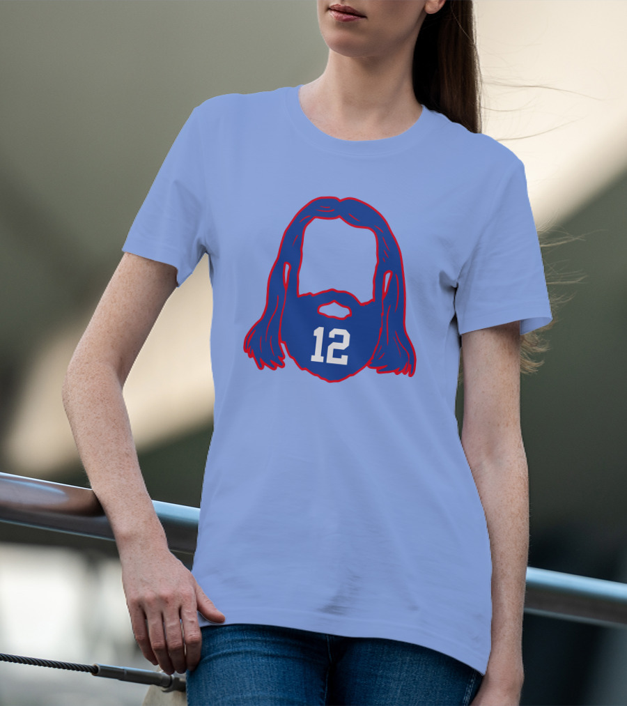 12 Blue Beard And Hair T-Shirt