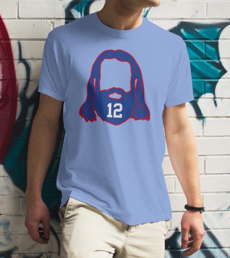 12 Blue Beard And Hair T-Shirt