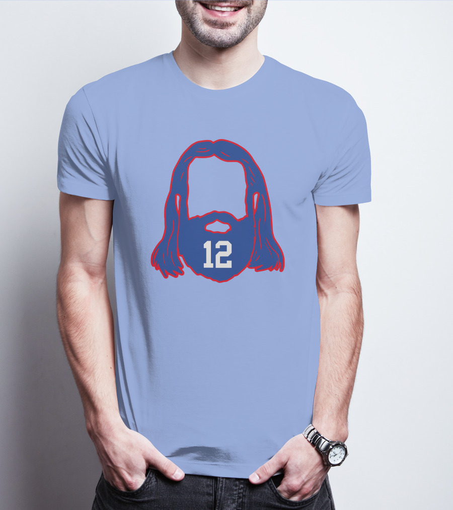 12 Blue Beard And Hair T-Shirt