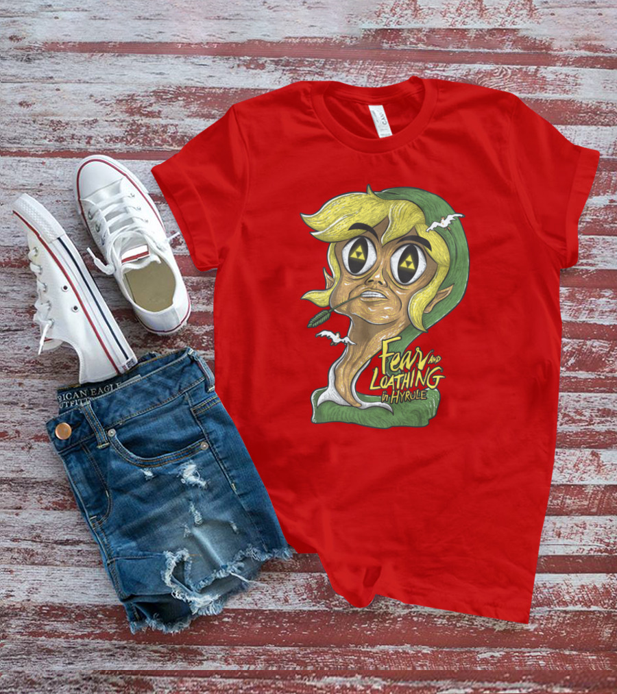 Fear And Loathing In Hyrule Psychedelic Adventure Tribute To Iconic Gaming Legend T-Shirt