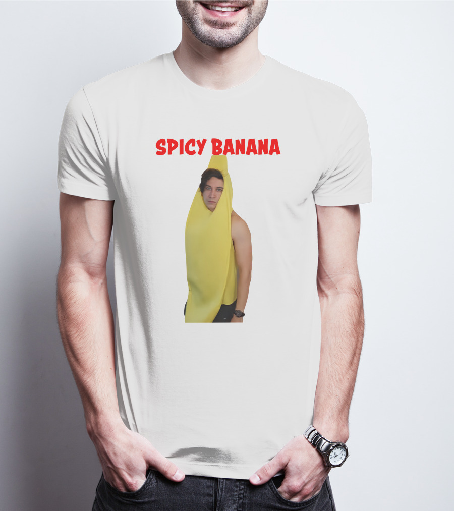 Spicy Banana Costume Humor With Thrasher Dan Vibes T-Shirt