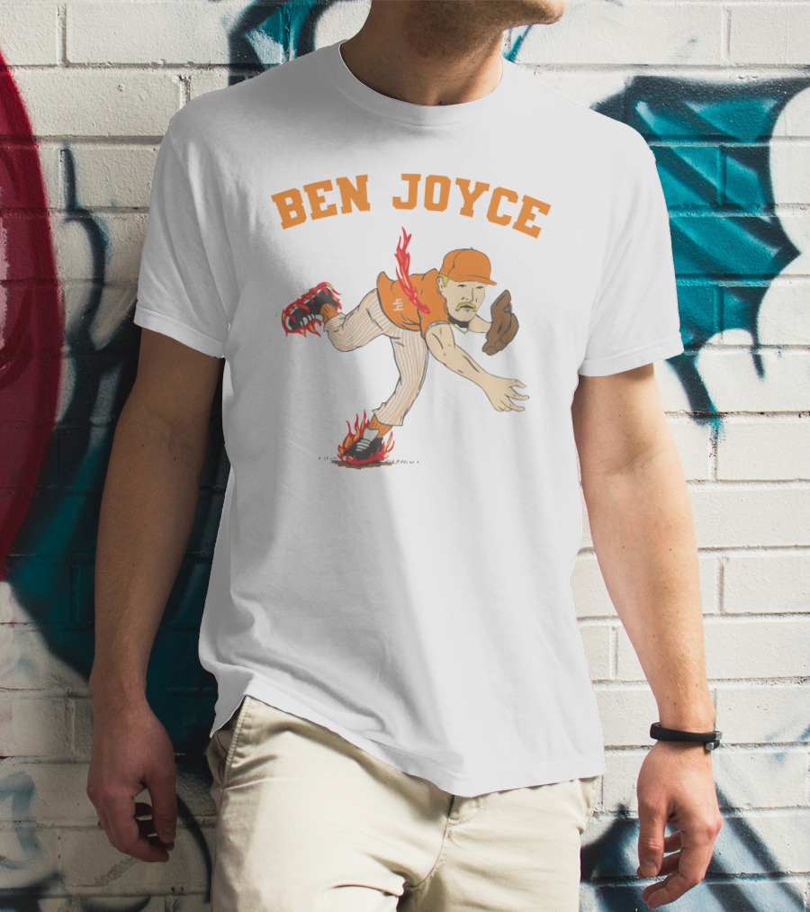 Ben Joyce Flaming Baseball Pitcher Barstool U T-Shirt