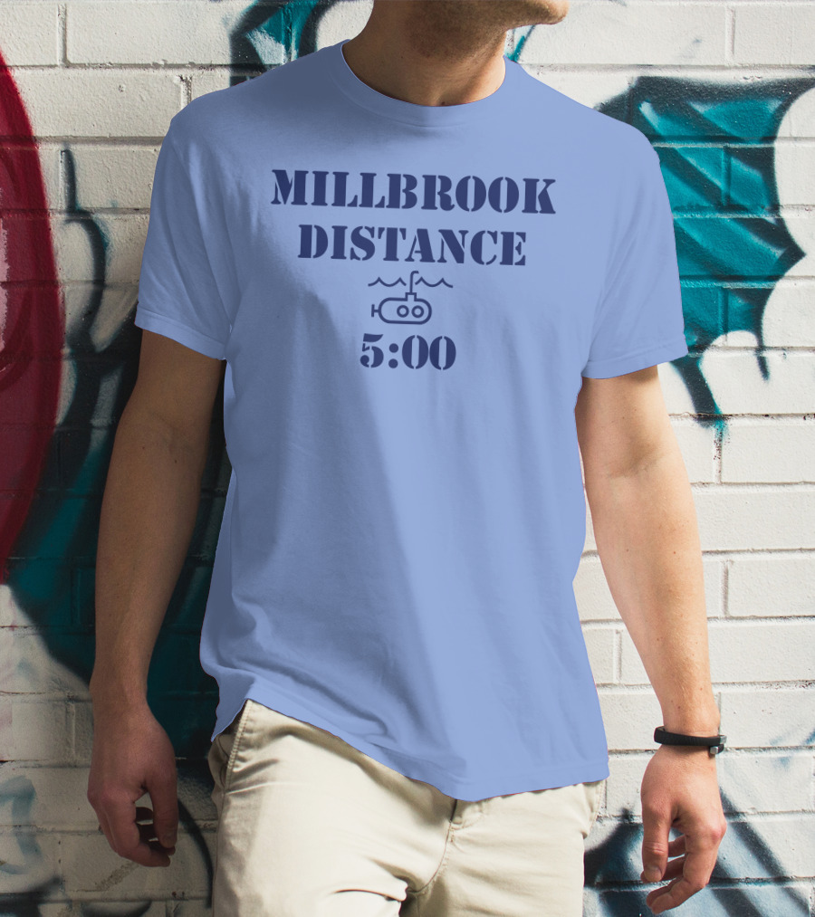 MILLBROOK DISTANCE 5:00 Submarine T-Shirt