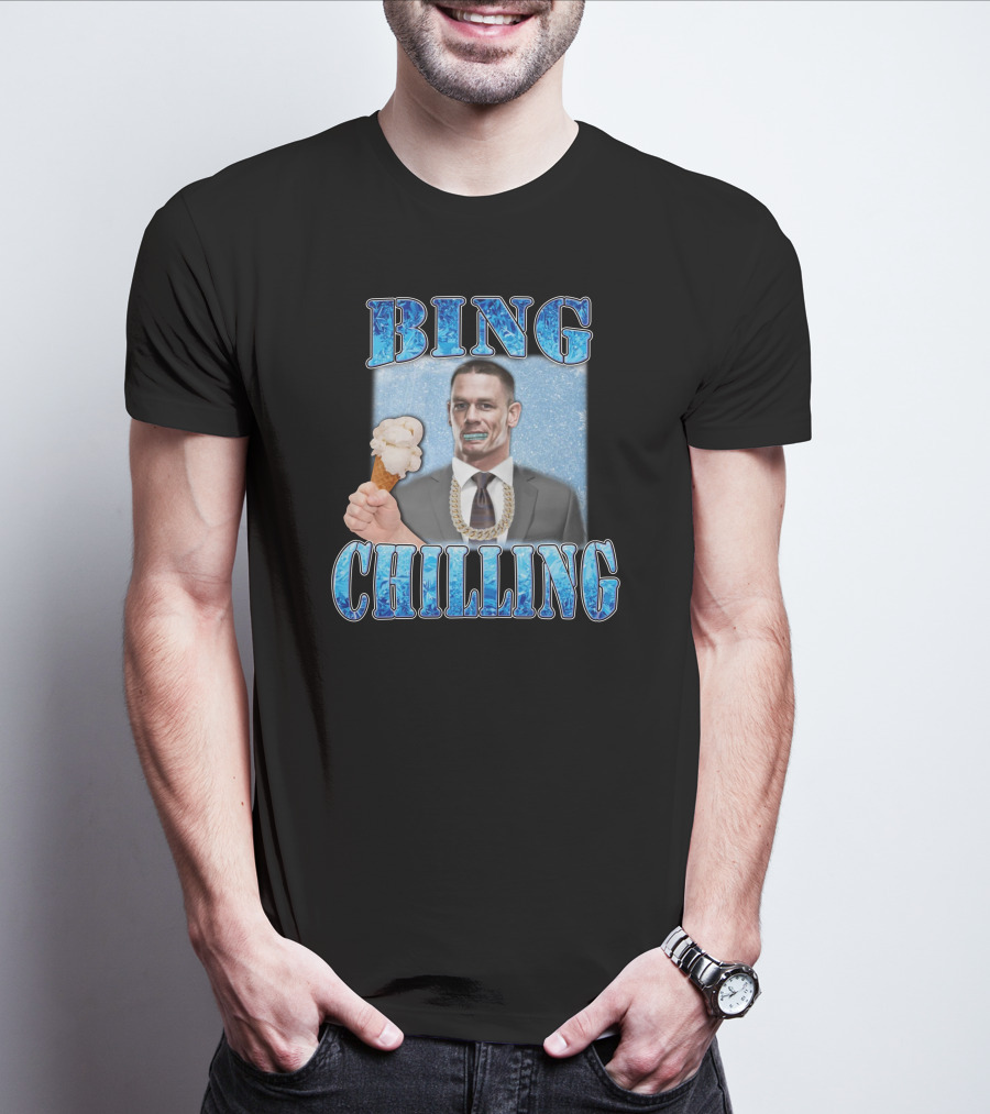 Hard Merch Bing Chilling Ice Cream Suit John Cena T-Shirt