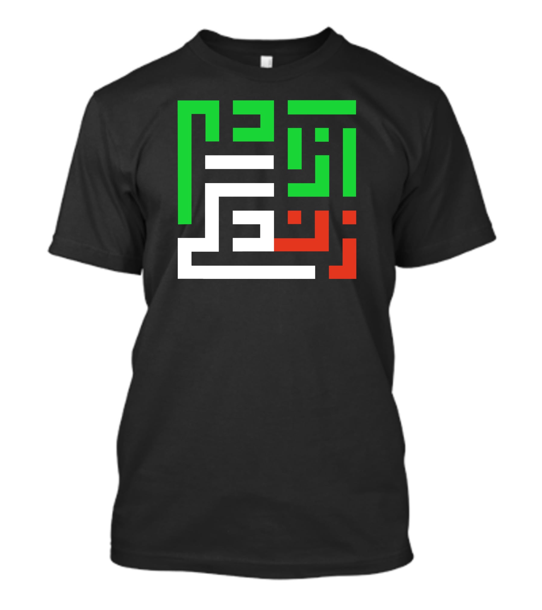 Women Life Freedom Mahsa Amini Arabic Kufic Calligraphy T-Shirt