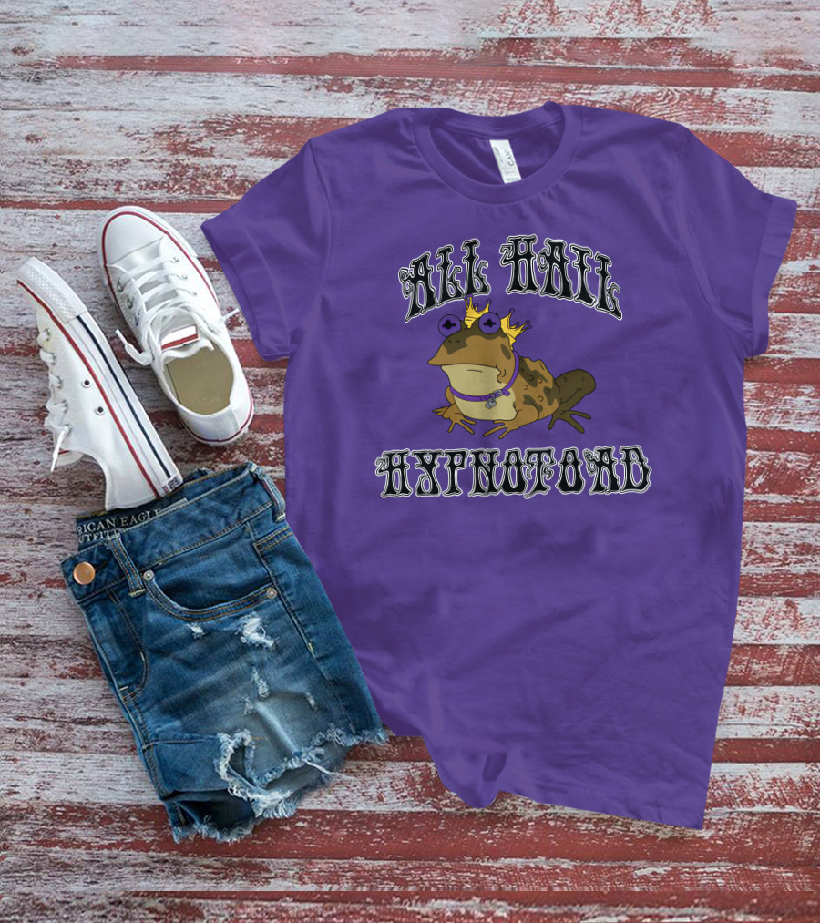 All Hail Hypnotoad Purple Crowned T-Shirt