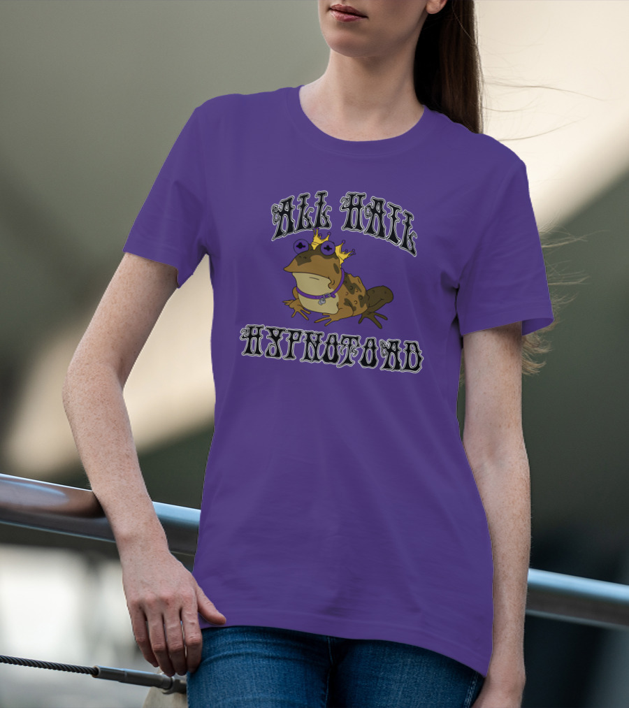 All Hail Hypnotoad Purple Crowned T-Shirt