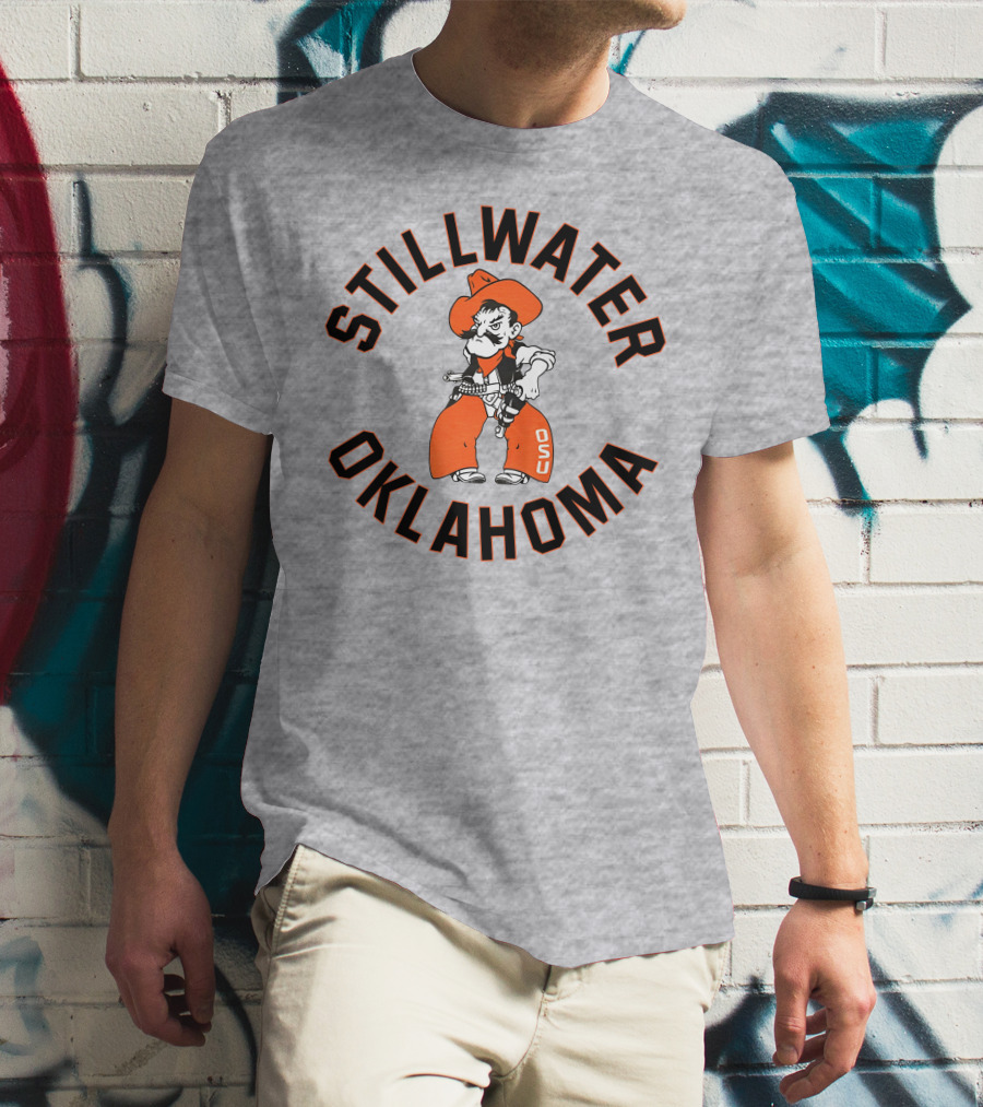 Charlie Hustle Merch Stillwater Oklahoma OSU Cowboy T-Shirt