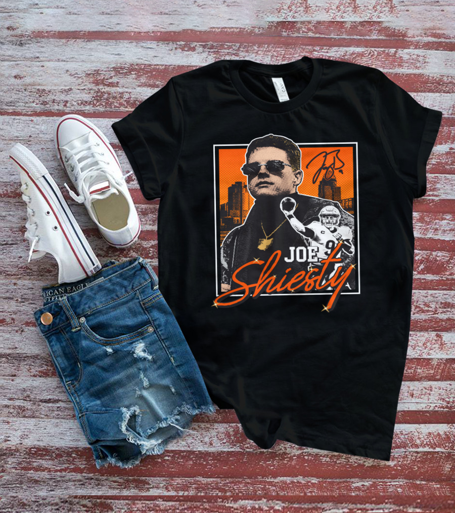 Joe Shiesty 9 Signature Urban Skyline Football T-Shirt