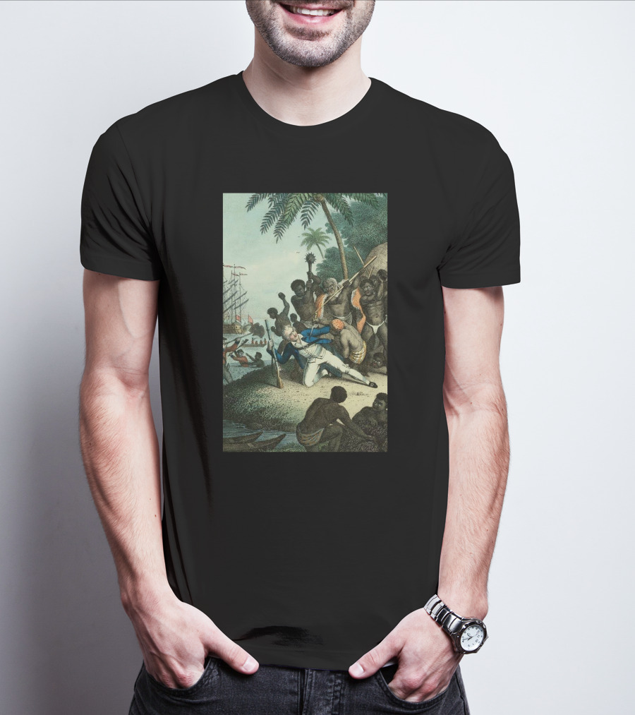 Hawaiians Killed Captain Cook Historic Encounter T-Shirt