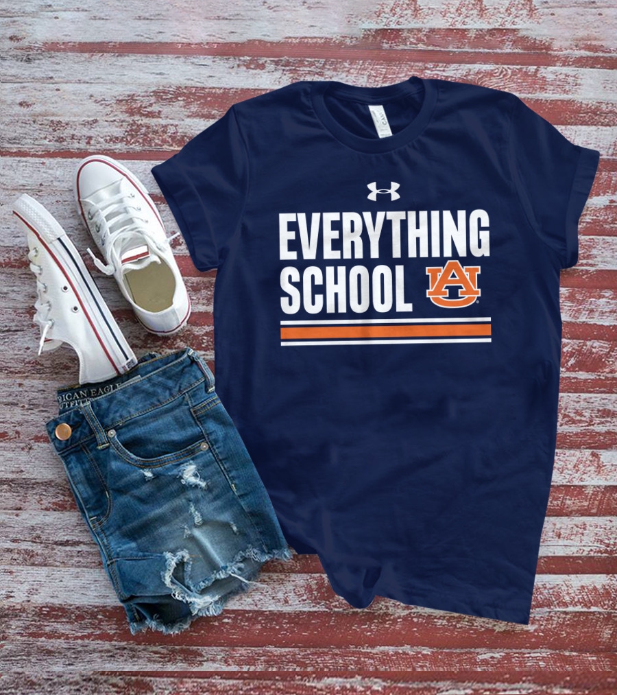 Auburn Football Everything School Under Armour AU T-Shirt