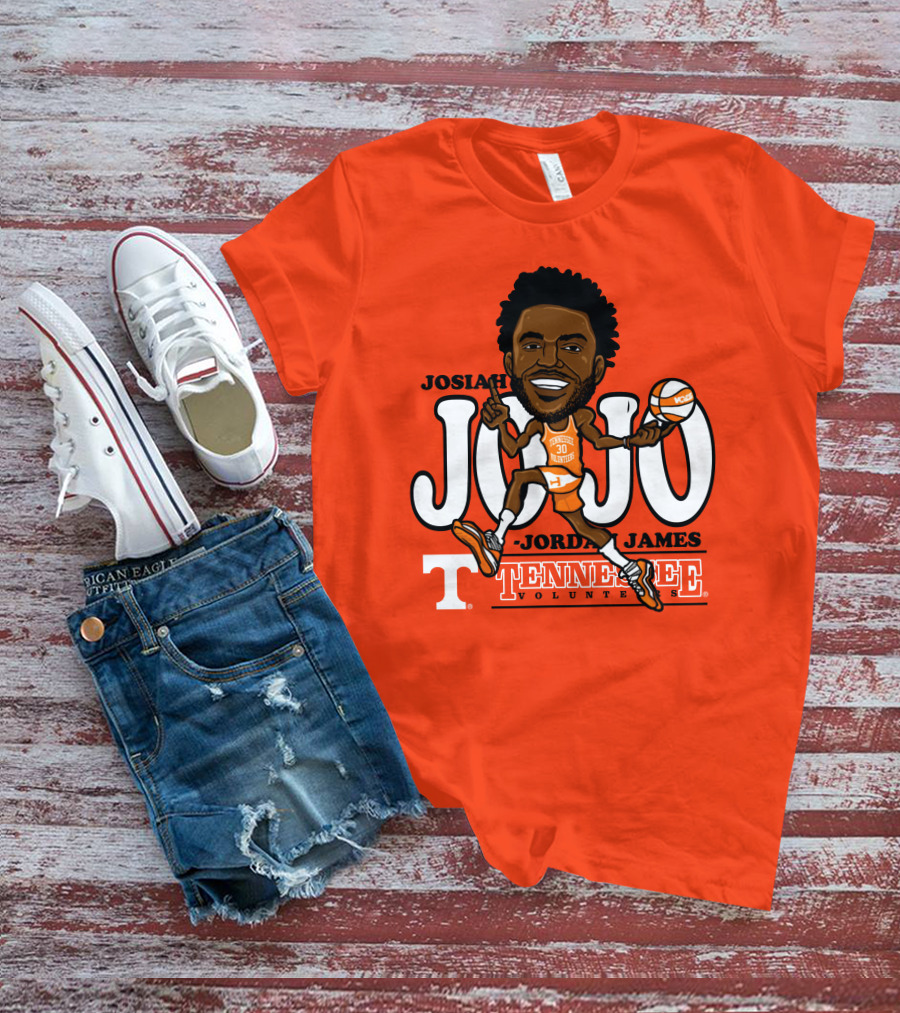 Josiah Jordan James JoJo Tennessee Volunteers Basketball T-Shirt